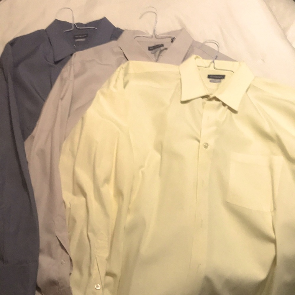 3 Men's dress shirts